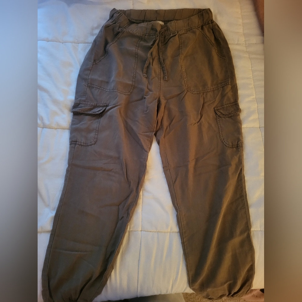 Thread & Supply Cargo Pants - Olive Green, Size S